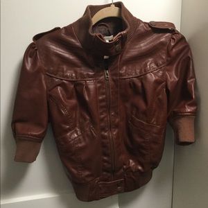 Faux Leather Jacket